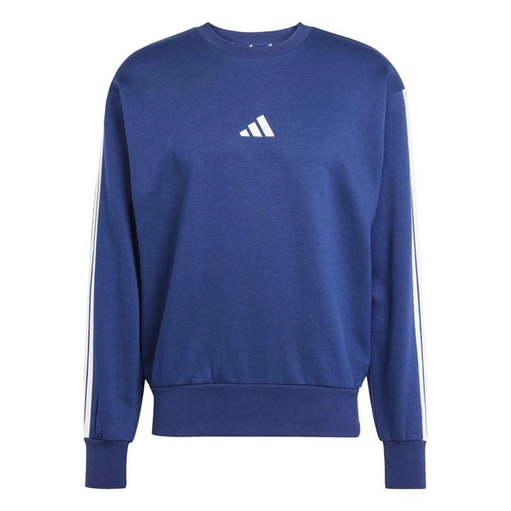 Adidas Originals Essentials 3-Stripes Fleece Sweatshirt Mens - Blue